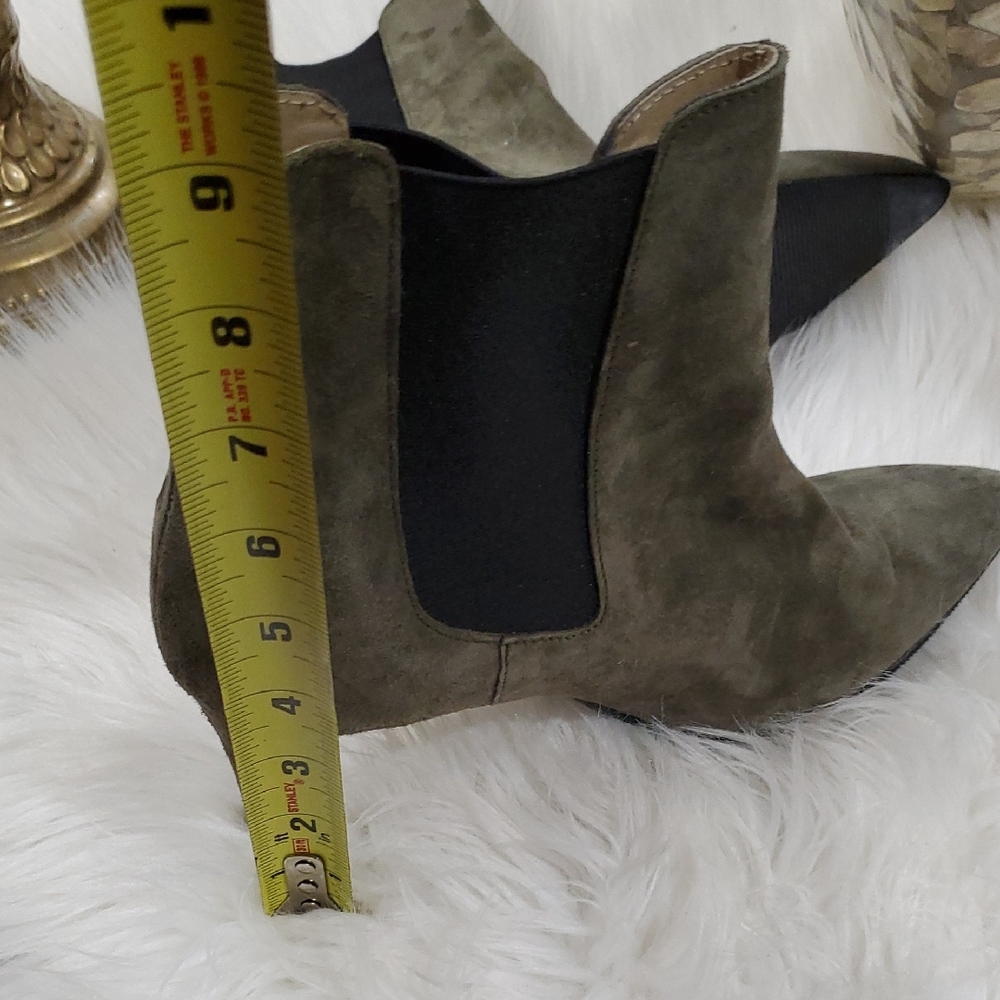 Antonio De Faria Donna  Green  Ankle Boots Sz 7.5 - Picture 8 of 12